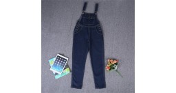 Denim Overalls For Women Adjustable Strap Jumpsuit Jeans Female Slim Bodysuit