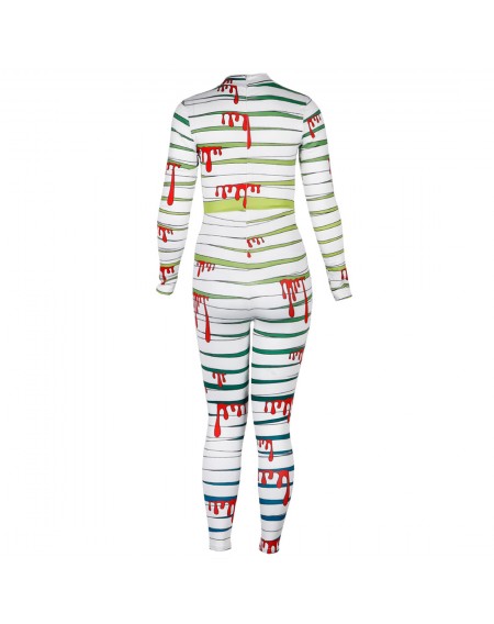 Halloween Blood Bandage Pattern Bodysuits T1005 L/XL